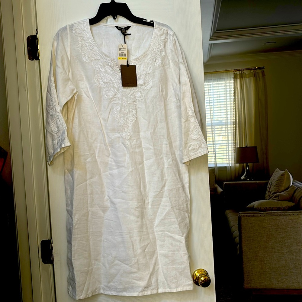 Tommy Bahamas Linen Dress M